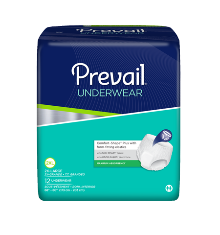 Preva Extra Prevail Extra Absorbency Underwear – Adult Diaper
